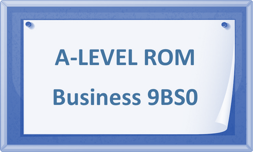 A-Level Review of Marking - Business Studies 9BS0 (Edexcel)