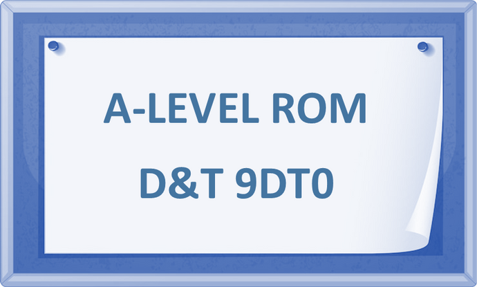 A-Level Review of Marking - D&T Product Design 9DT0 (Edexcel)