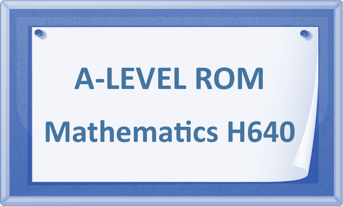 A-Level Review of Marking - Mathematics H640 (OCR)